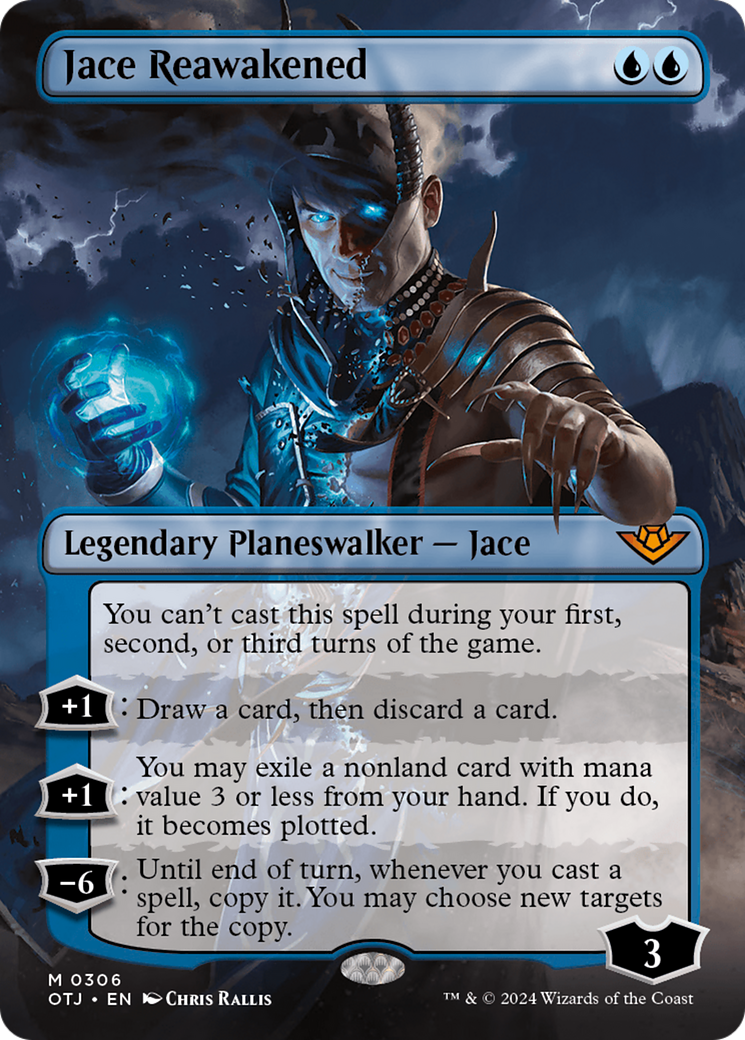 Jace Reawakened - Mythic Legendary Planeswalker — Jace card from Outlaws of Thunder Junction