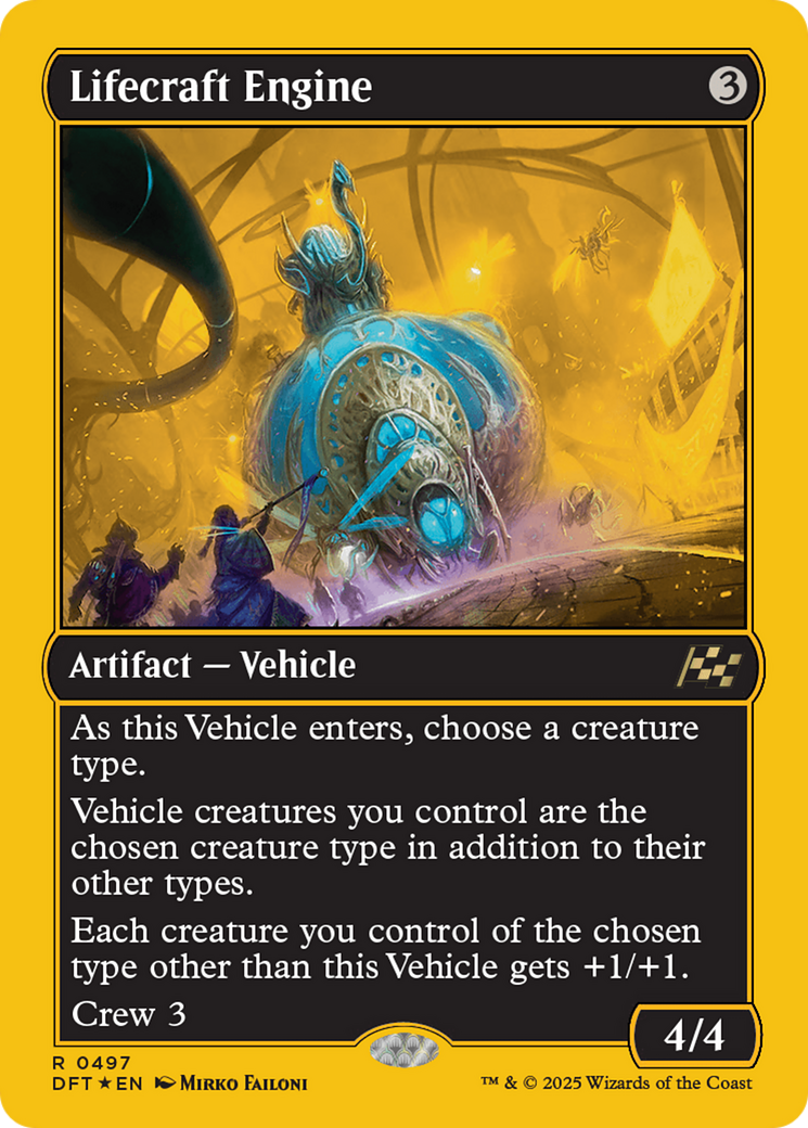 Lifecraft Engine - Rare Artifact — Vehicle card from Aetherdrift