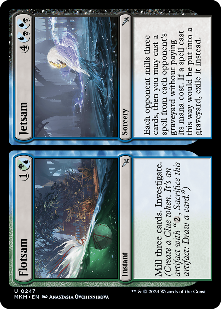 Flotsam // Jetsam - Uncommon Instant card from Murders at Karlov Manor