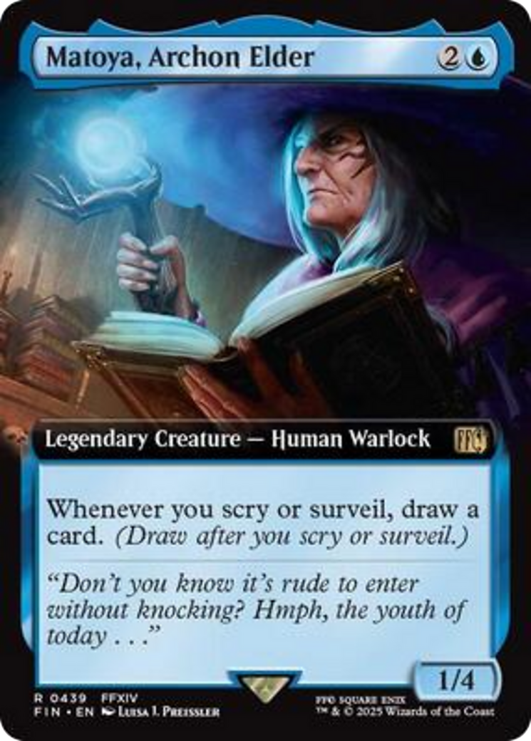 Matoya, Archon Elder - Rare Legendary Creature — Human Warlock card from Final Fantasy