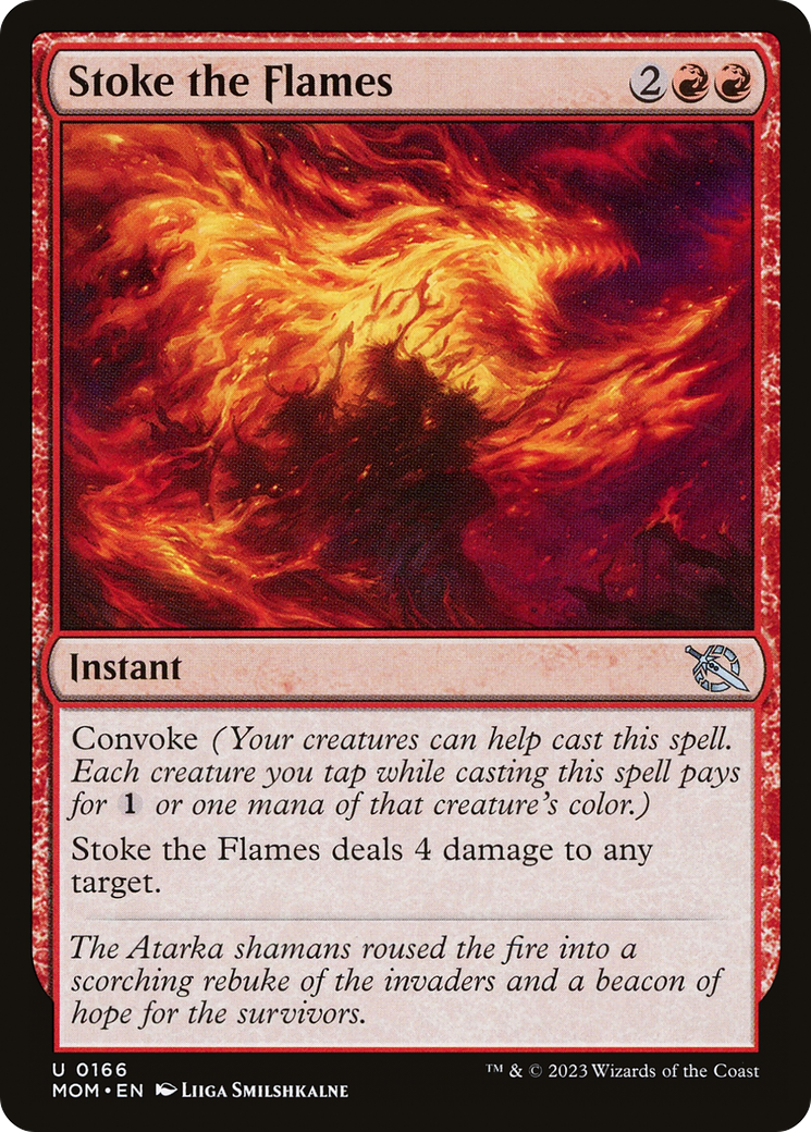 Stoke the Flames - Uncommon Instant card from March of the Machine