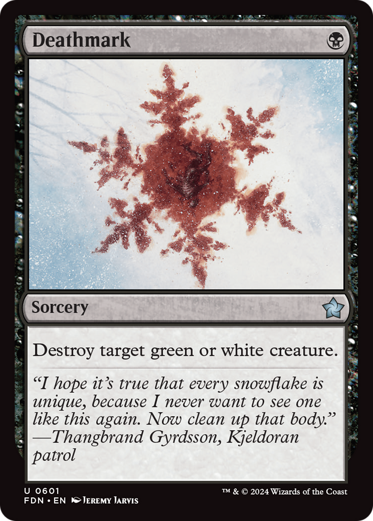 Deathmark - Uncommon Sorcery card from Foundations