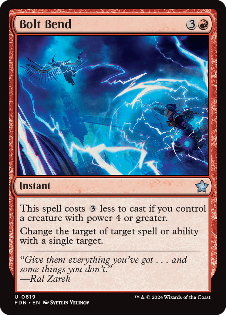 Bolt Bend - Uncommon Instant card from Foundations