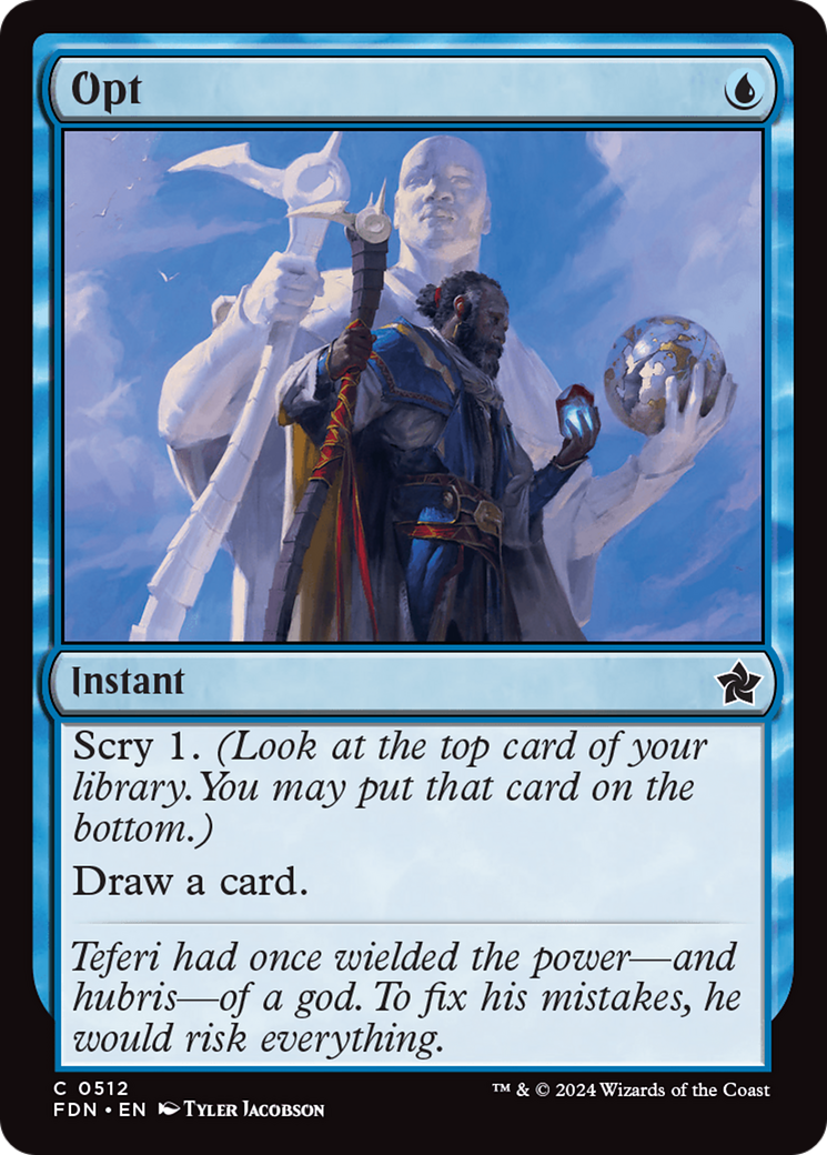 Opt - Instant used in Izzet main decks