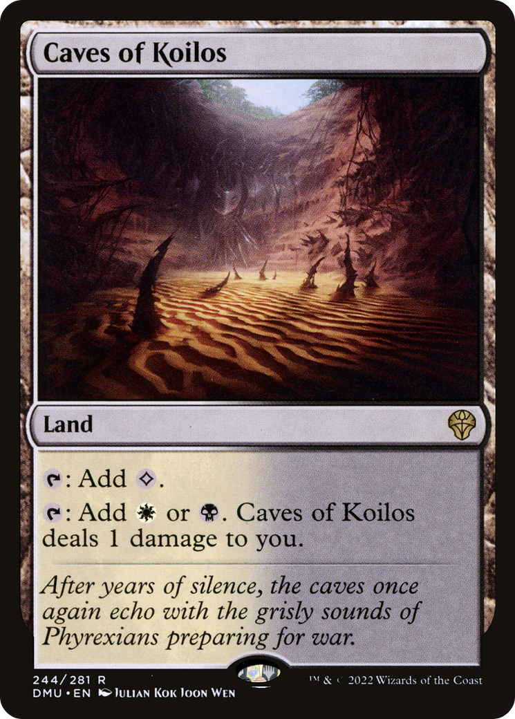 Caves of Koilos - Rare Land card from DMU