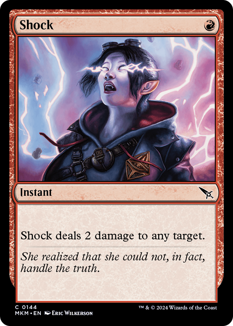 Shock - Common Instant card from Murders at Karlov Manor