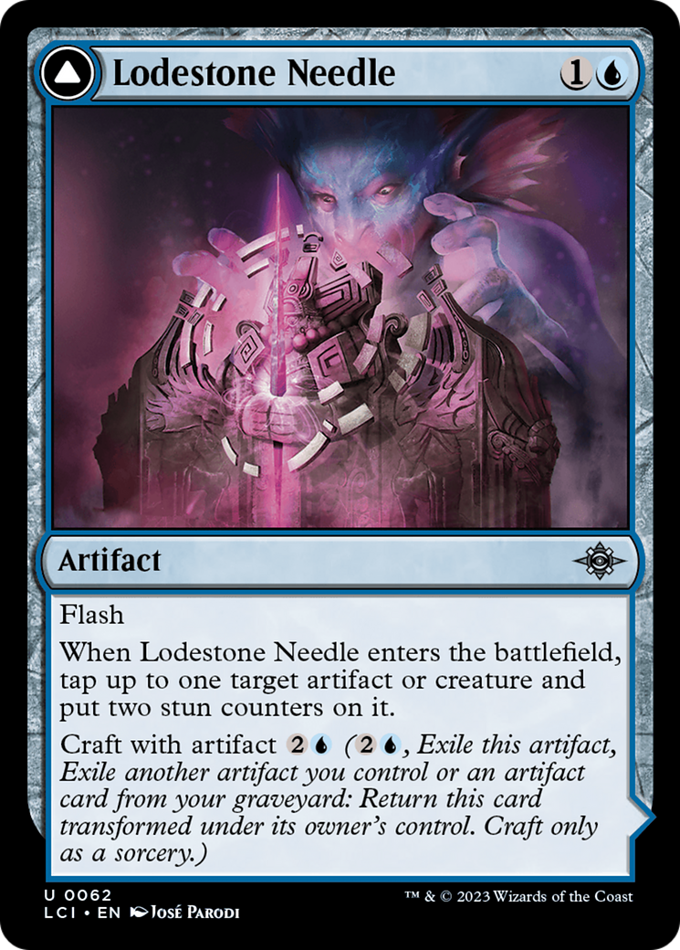 Lodestone Needle // Guidestone Compass - Uncommon Artifact card from The Lost Caverns of Ixalan
