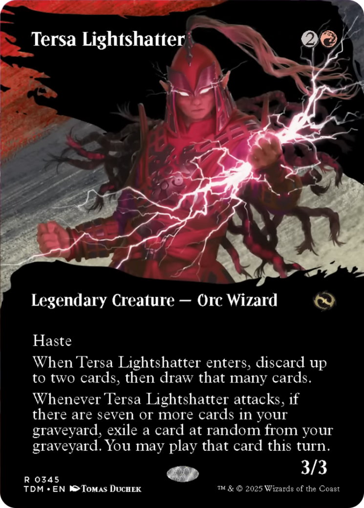 Tersa Lightshatter - Rare Legendary Creature — Orc Wizard card from Tarkir: Dragonstorm