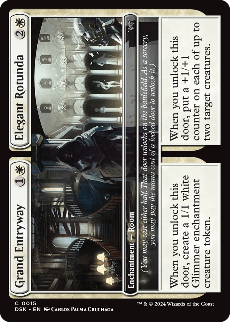 Grand Entryway // Elegant Rotunda - Common Enchantment — Room card from Duskmourn: House of Horror