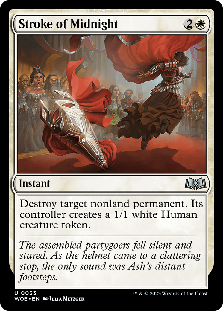 Stroke of Midnight - Uncommon Instant card from Wilds of Eldraine