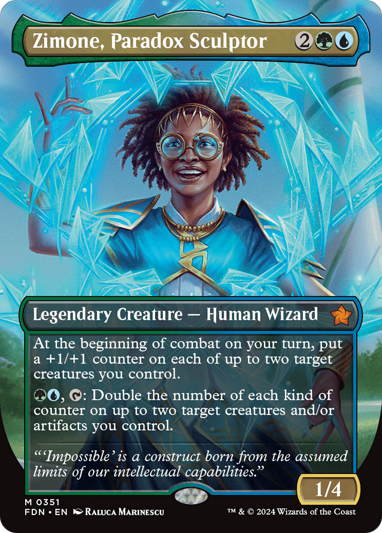 Zimone, Paradox Sculptor - Mythic Legendary Creature — Human Wizard card from Foundations