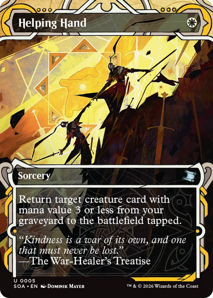 Helping Hand - Uncommon Sorcery card from Secrets of Strixhaven Mystical Archive