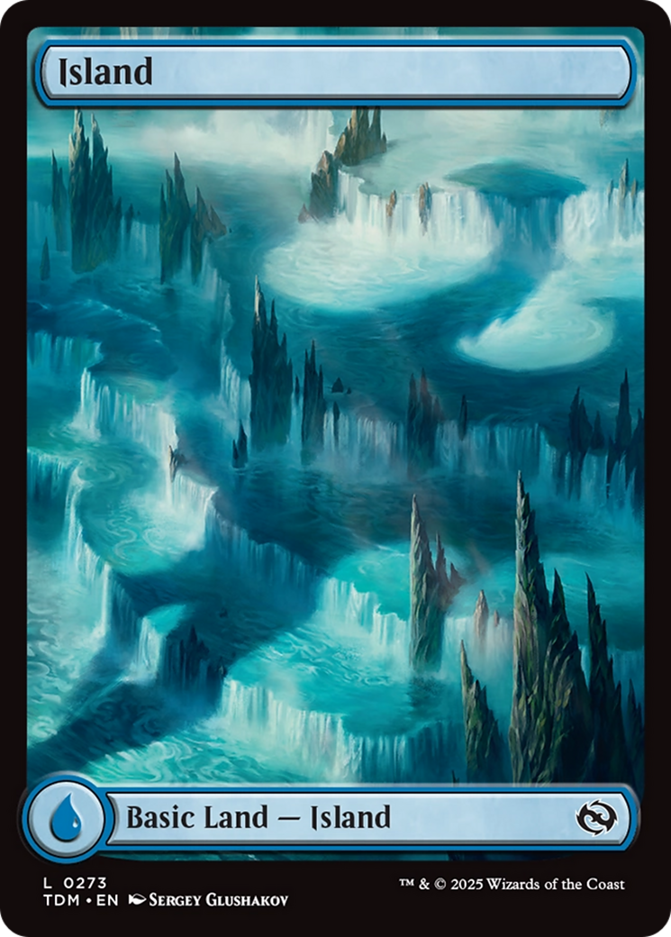 Island - Common Basic Land — Island card from Tarkir: Dragonstorm