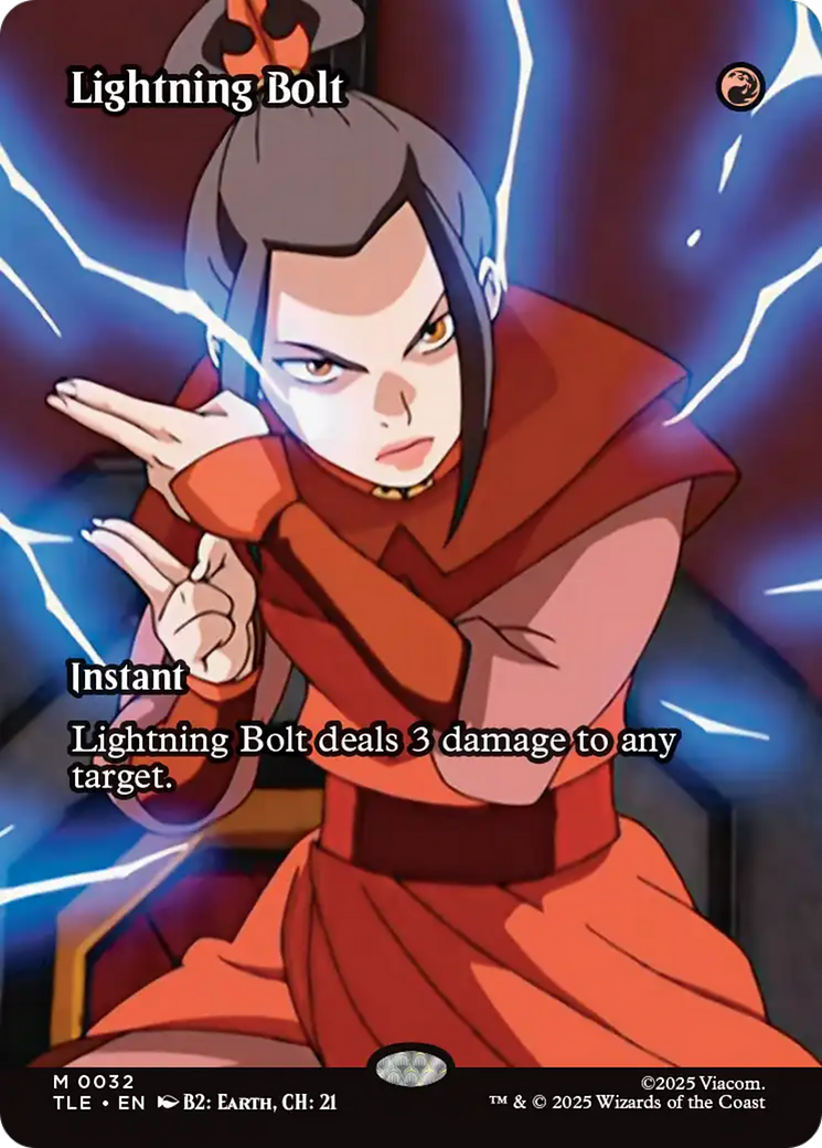 Lightning Bolt - Mythic Instant card from Avatar: The Last Airbender Eternal