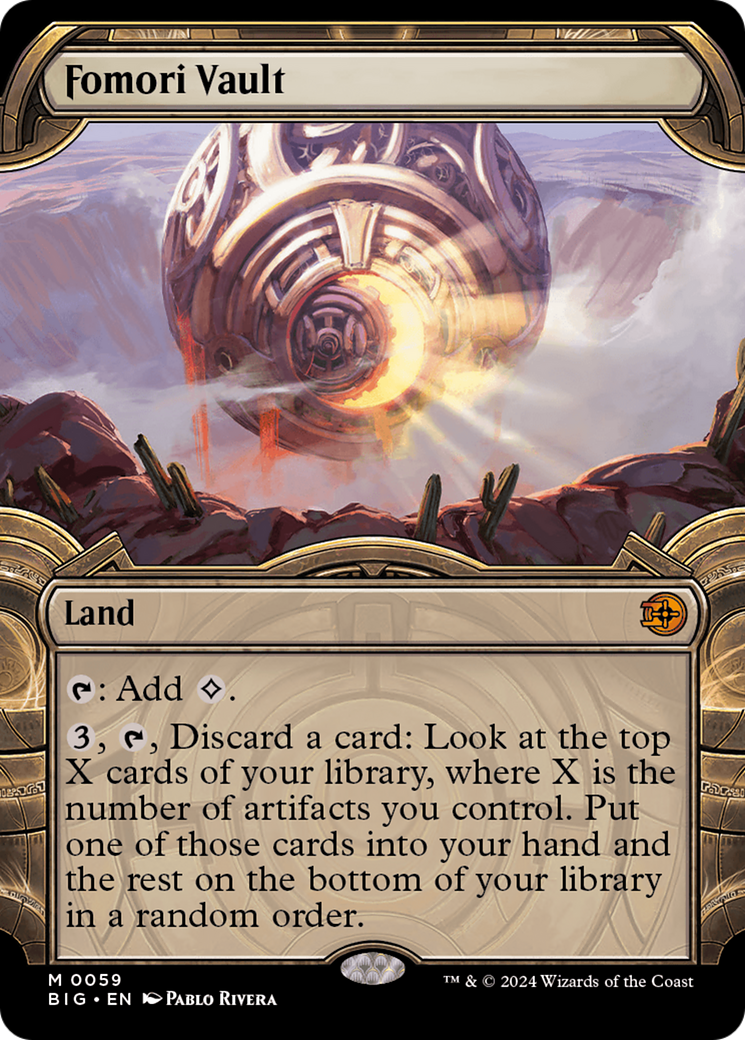 Fomori Vault - Mythic Land card from The Big Score