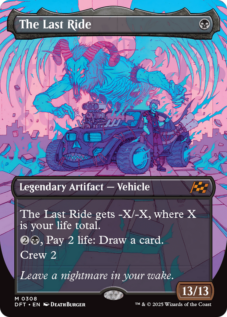 The Last Ride - Mythic Legendary Artifact — Vehicle card from Aetherdrift