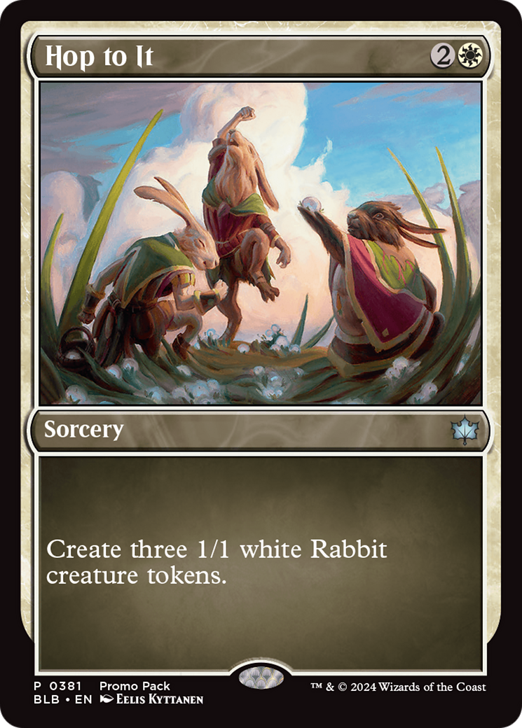 Hop to It - Uncommon Sorcery card from Bloomburrow