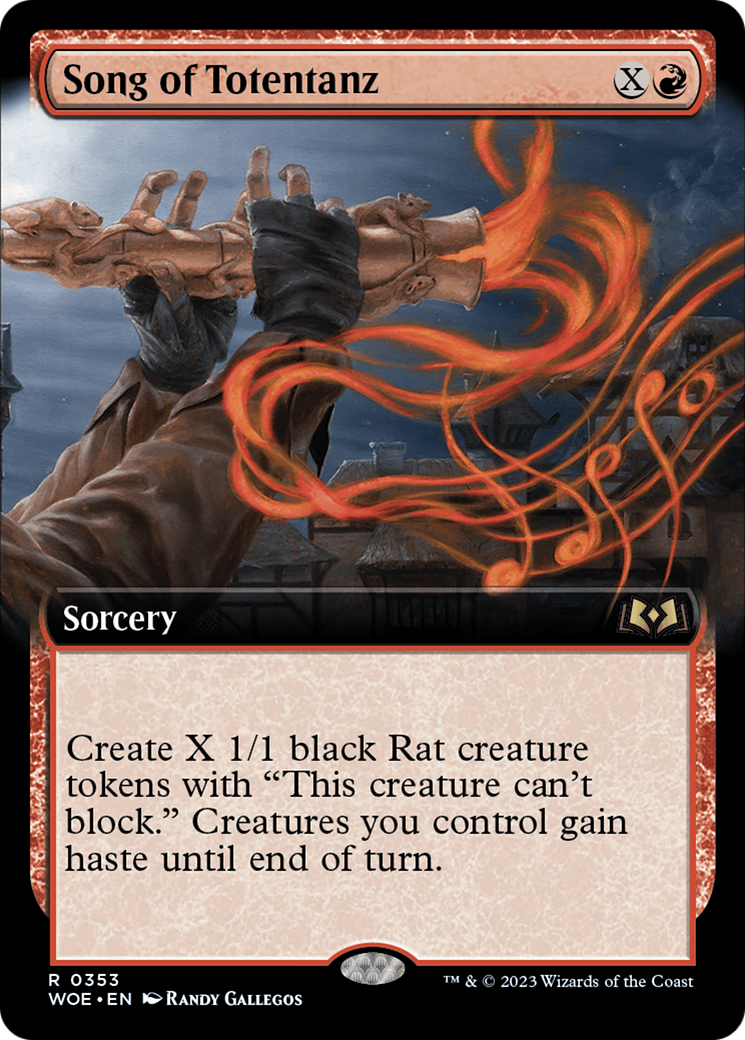 Song of Totentanz - Rare Sorcery card from Wilds of Eldraine