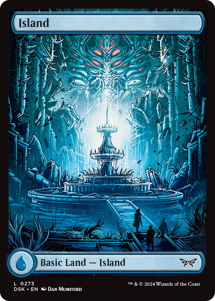 Island - Common Basic Land — Island card from Duskmourn: House of Horror