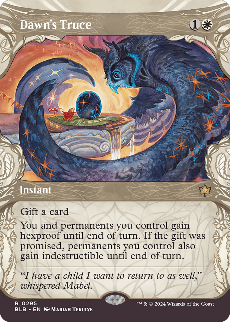 Dawn's Truce - Rare Instant card from Bloomburrow