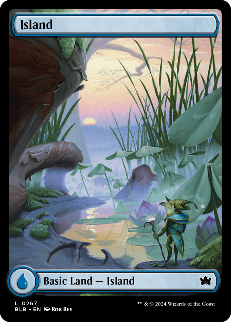 Island - Common Basic Land — Island card from Bloomburrow