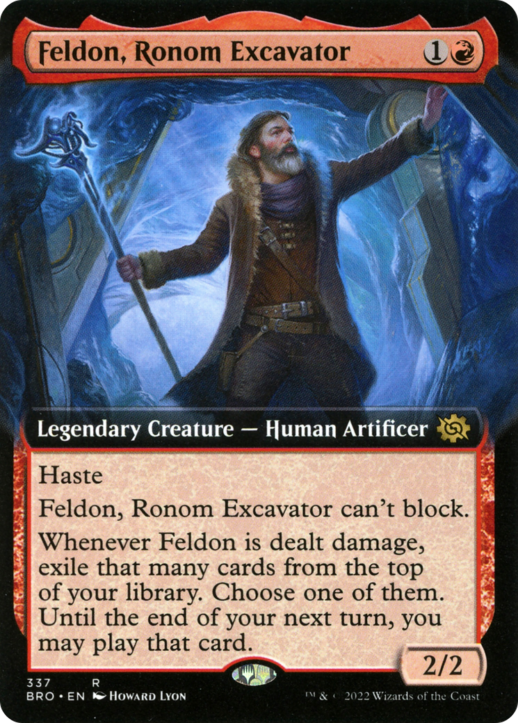 Feldon, Ronom Excavator - Rare Legendary Creature — Human Artificer card from The Brothers' War