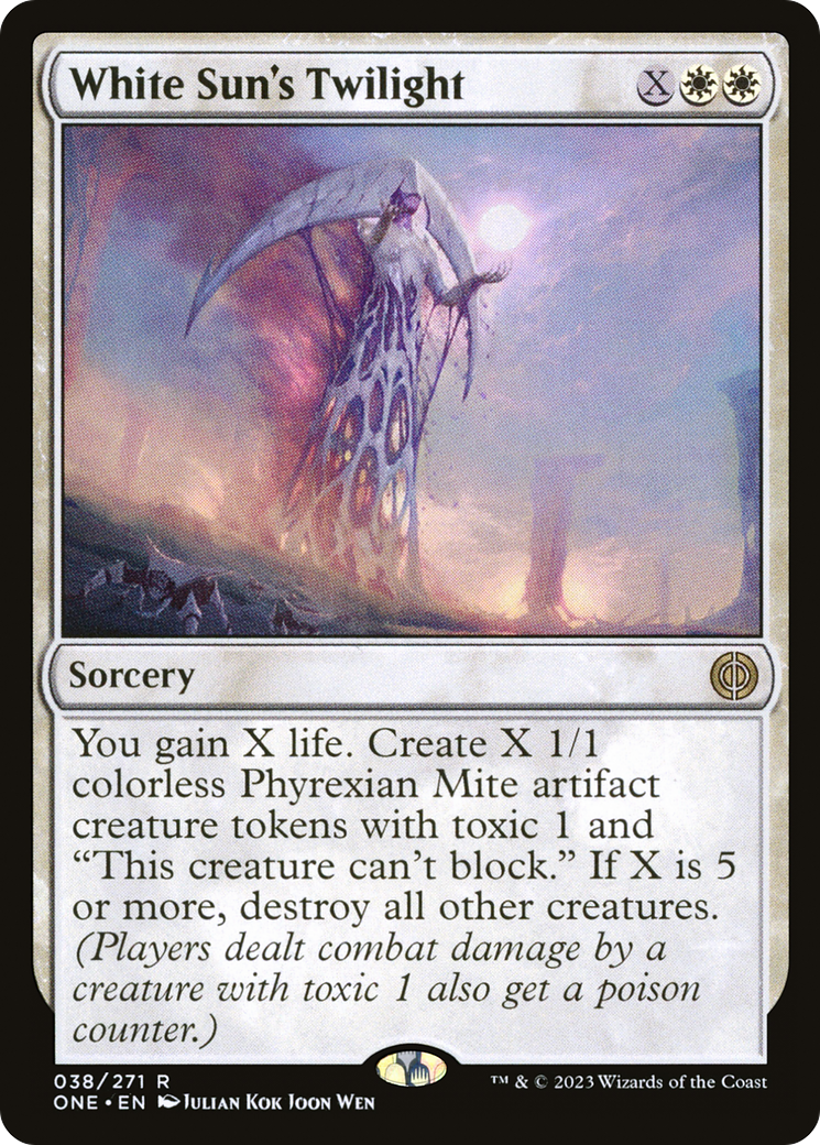 White Sun's Twilight - Rare Sorcery card from Phyrexia: All Will Be One