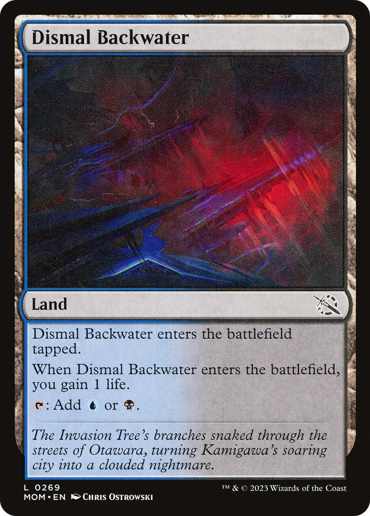 Dismal Backwater - Common Land card from March of the Machine