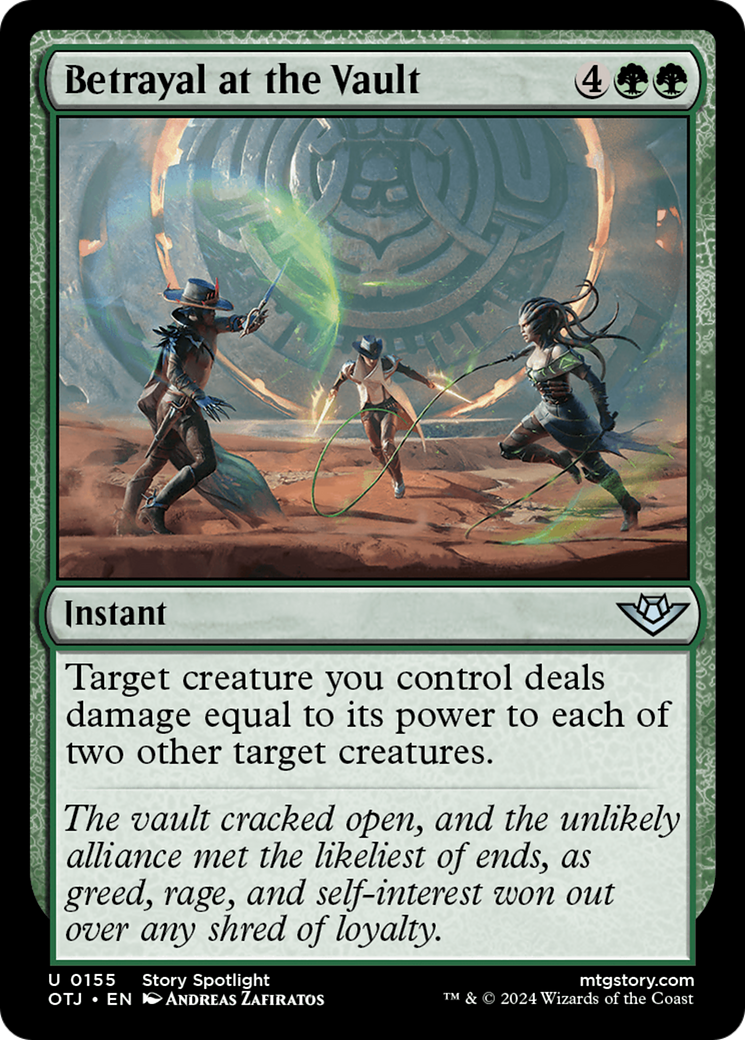 Betrayal at the Vault - Uncommon Instant card from Outlaws of Thunder Junction
