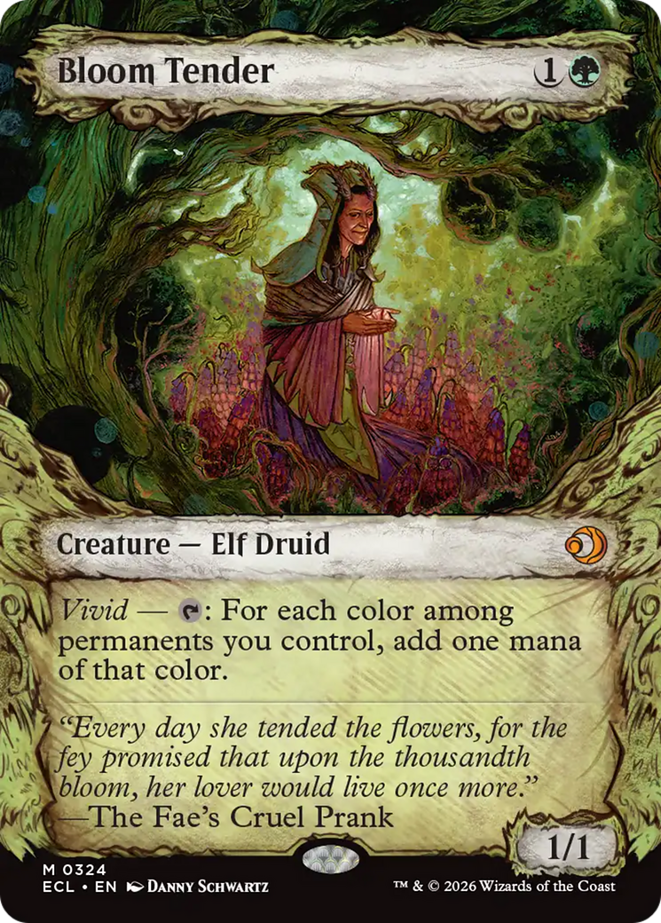 Bloom Tender - Mythic Creature — Elf Druid card from Lorwyn Eclipsed