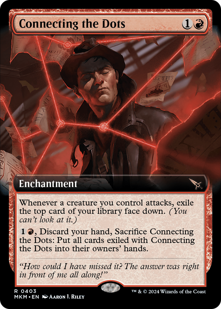 Connecting the Dots - Rare Enchantment card from Murders at Karlov Manor