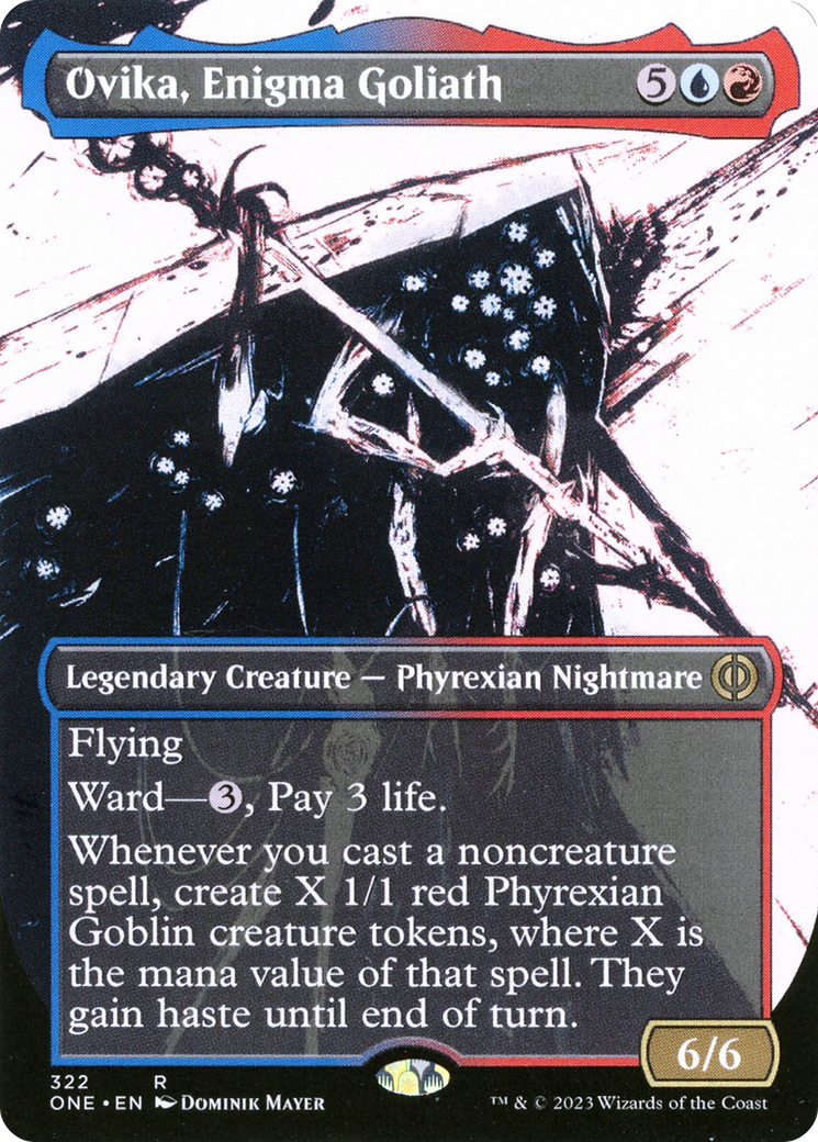 Ovika, Enigma Goliath - Rare Legendary Creature — Phyrexian Nightmare card from Phyrexia: All Will Be One