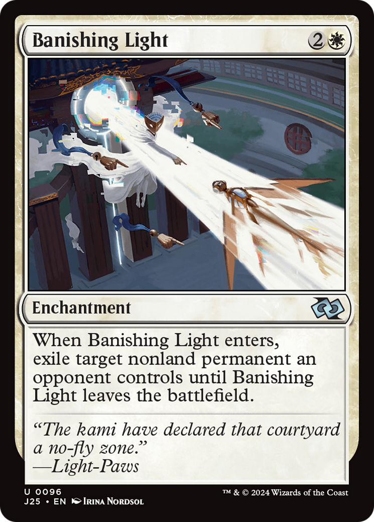 Banishing Light - Uncommon Enchantment card from Foundations Jumpstart