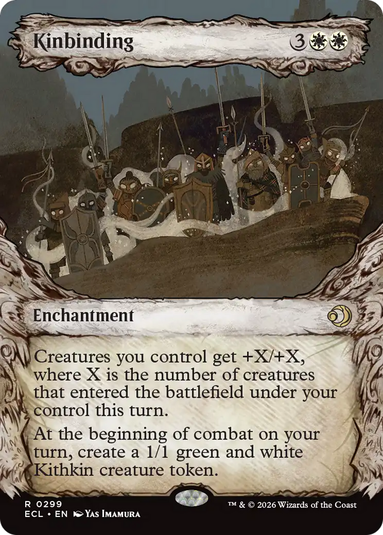 Kinbinding - Rare Enchantment card from Lorwyn Eclipsed