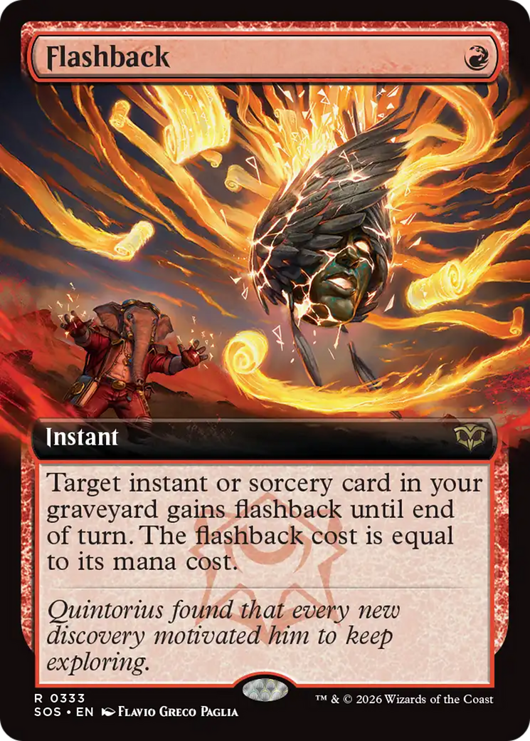Flashback - Rare Instant card from Secrets of Strixhaven