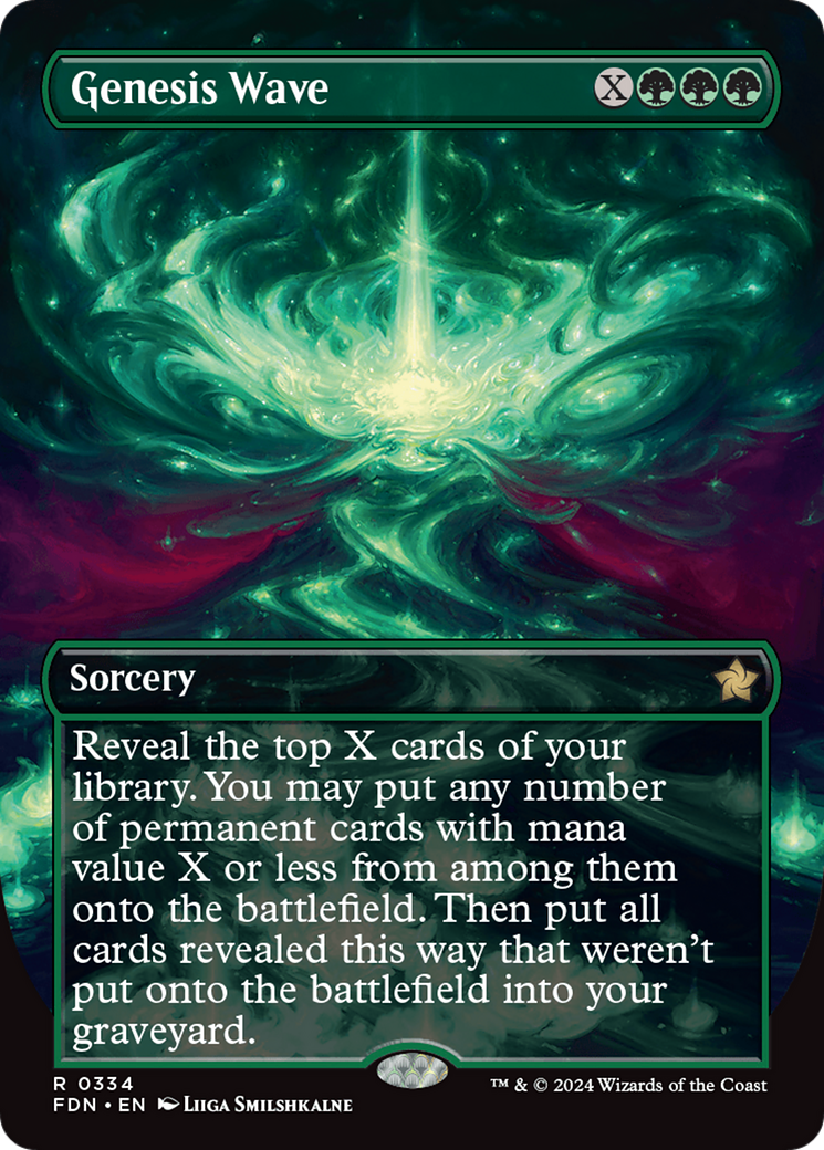 Genesis Wave - Rare Sorcery card from Foundations