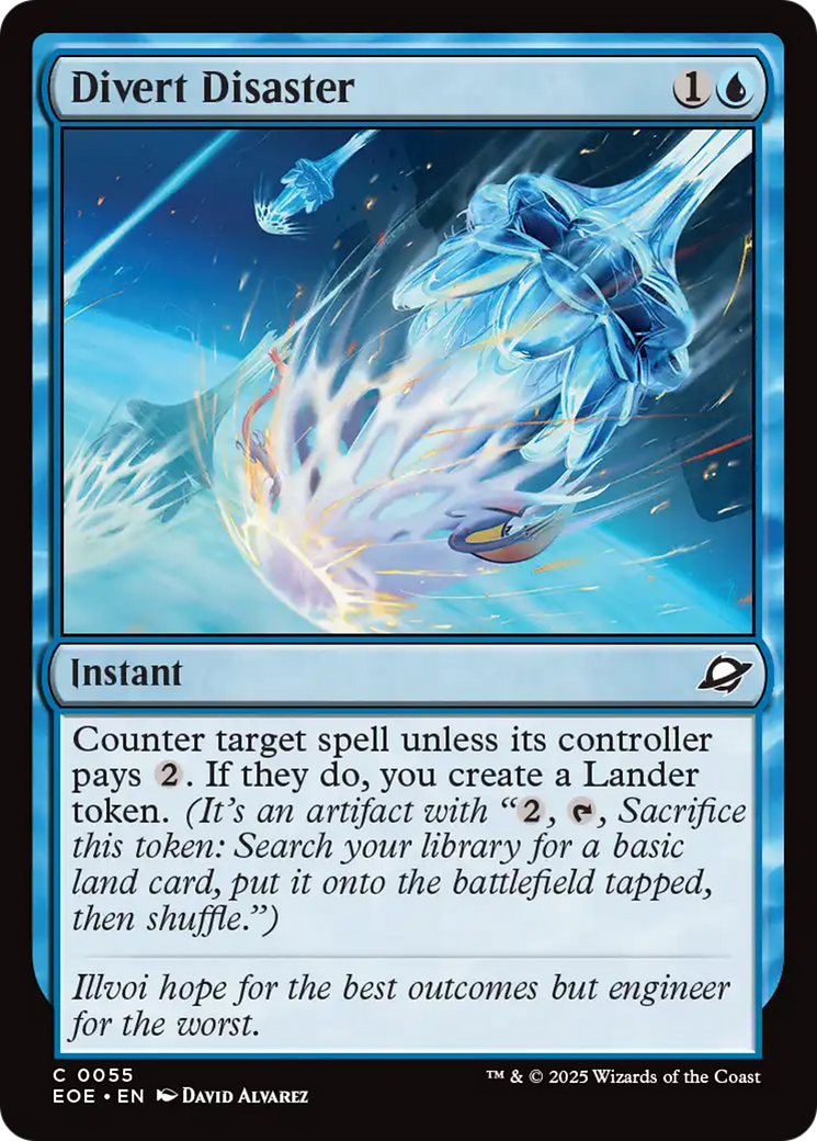 Divert Disaster - Instant used in Dimir main decks