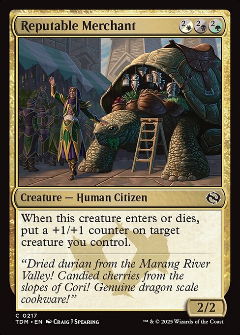 Reputable Merchant - Common card from TDM