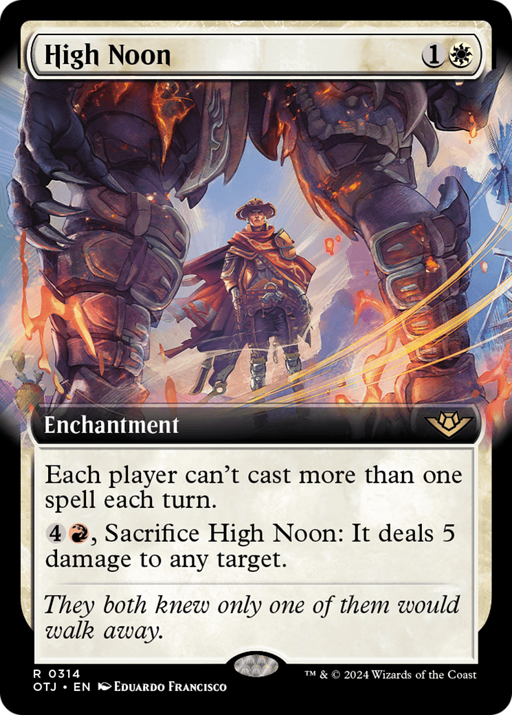 High Noon - Rare Enchantment card from Outlaws of Thunder Junction
