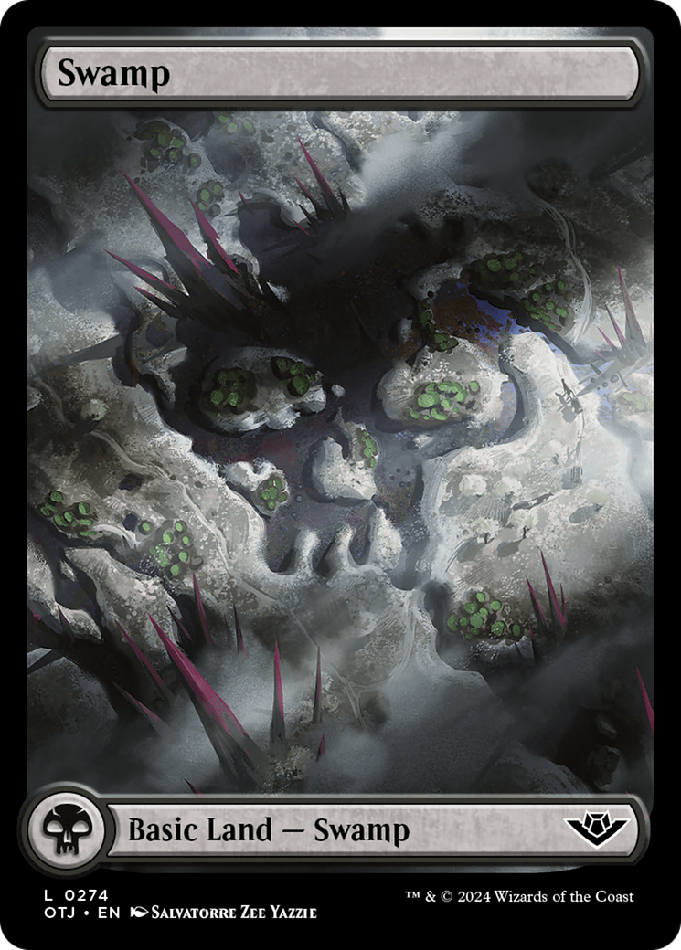 Swamp - Common Basic Land — Swamp card from Outlaws of Thunder Junction