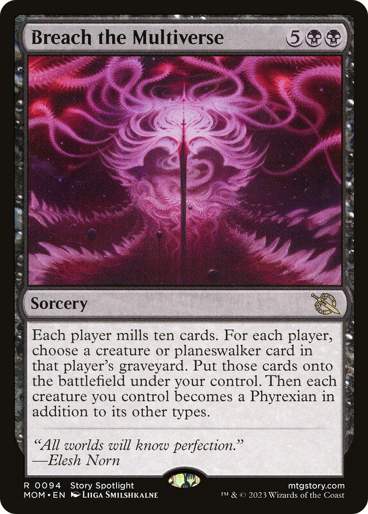 Breach the Multiverse - Rare Sorcery card from March of the Machine