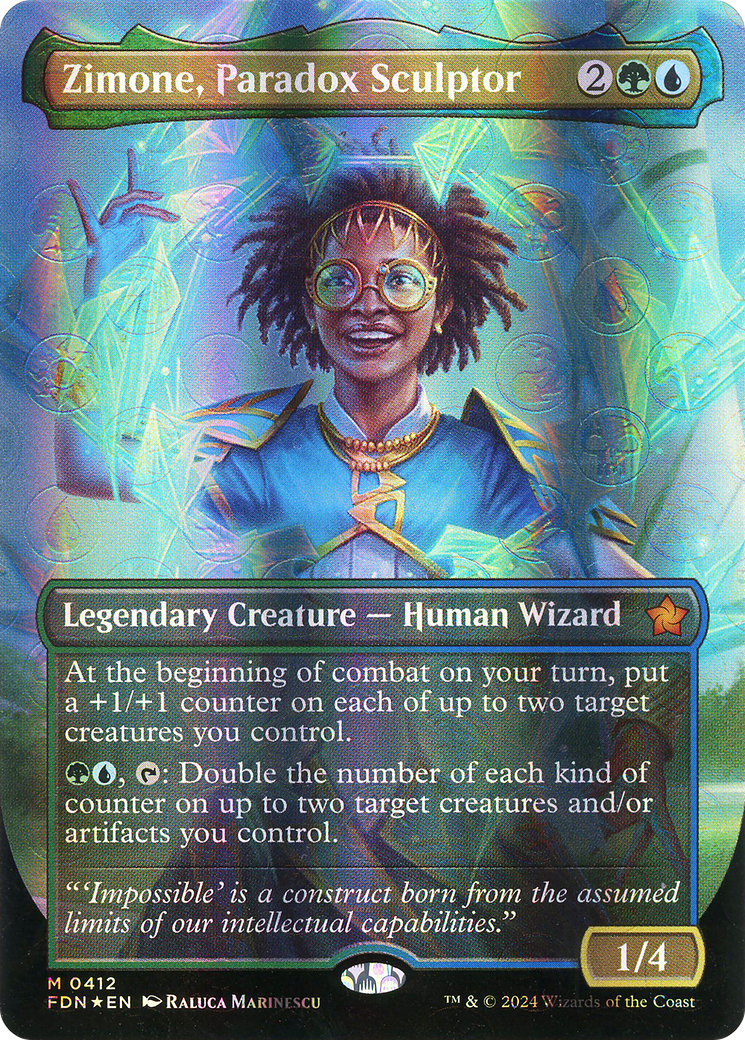 Zimone, Paradox Sculptor - Mythic Legendary Creature — Human Wizard card from Foundations