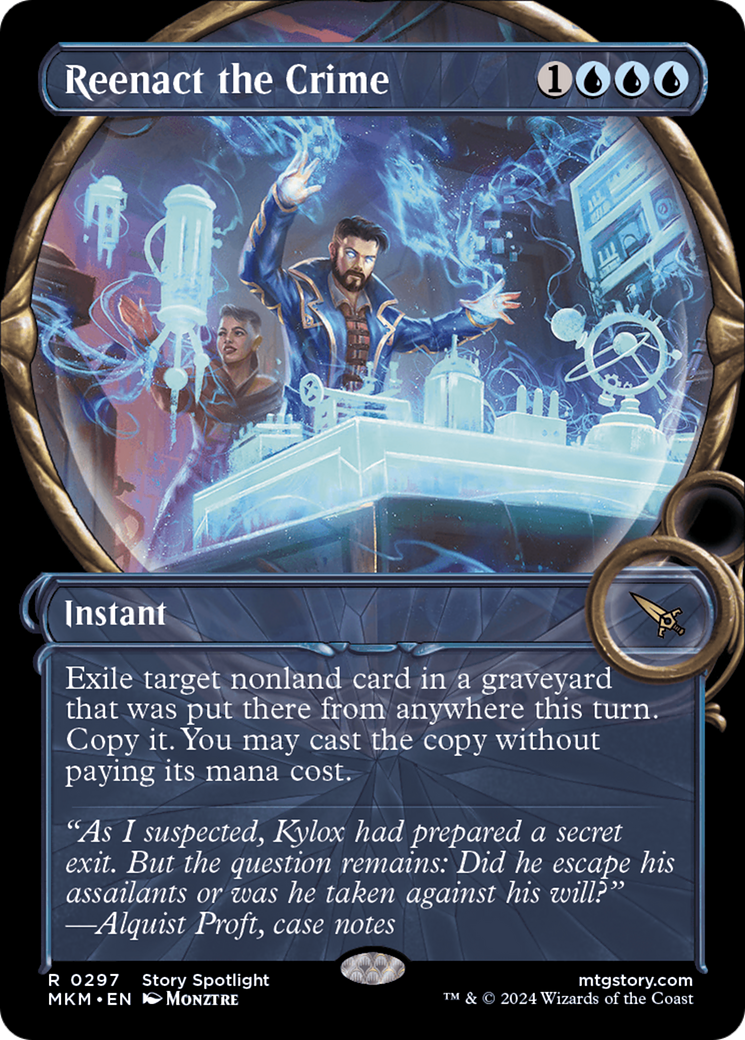Reenact the Crime - Rare Instant card from Murders at Karlov Manor