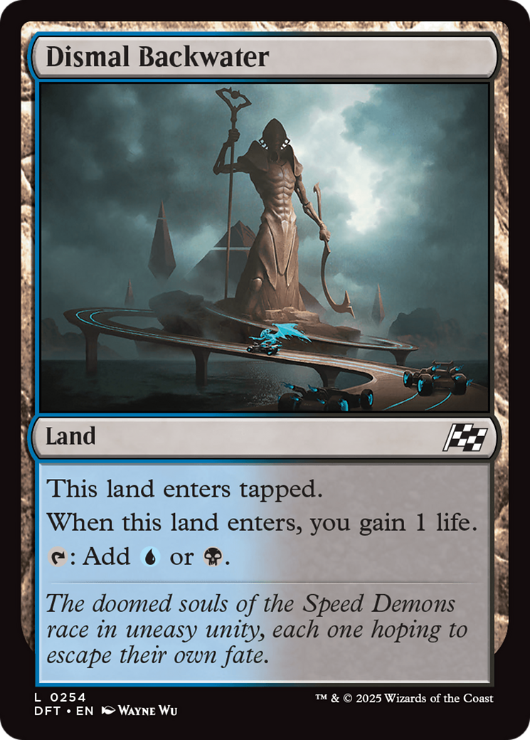 Dismal Backwater - Common Land card from Aetherdrift