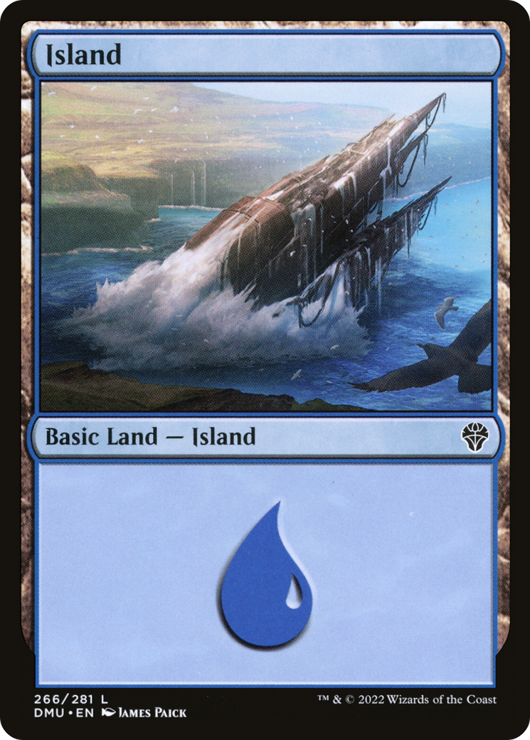 Island - Common Basic Land — Island card from Dominaria United