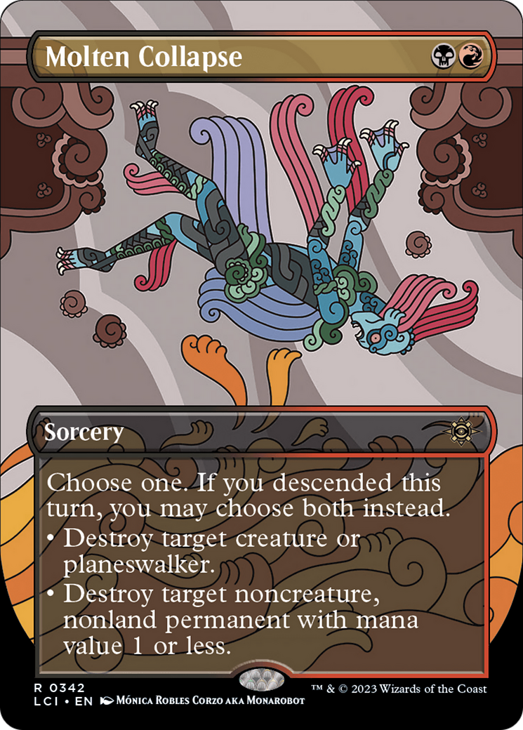 Molten Collapse - Rare Sorcery card from The Lost Caverns of Ixalan