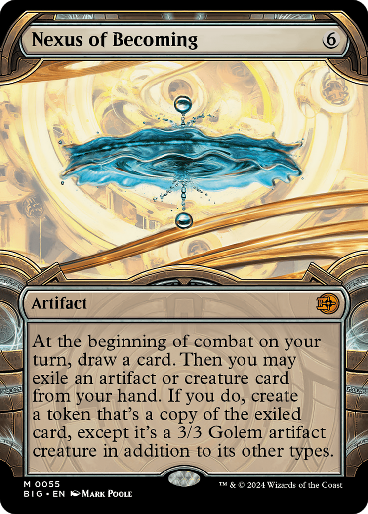Nexus of Becoming - Mythic Artifact card from The Big Score
