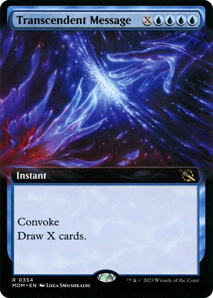 Transcendent Message - Rare Instant card from March of the Machine