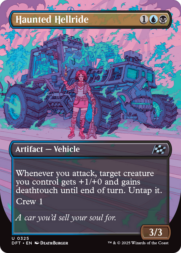 Haunted Hellride - Uncommon Artifact — Vehicle card from Aetherdrift