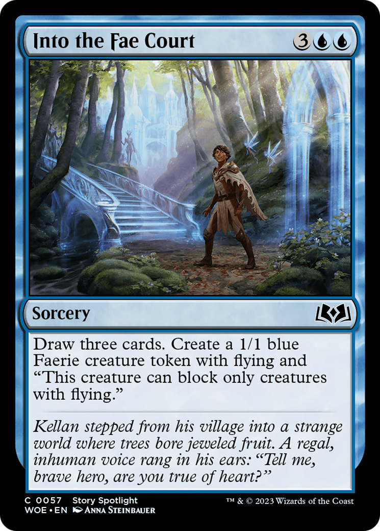 Into the Fae Court - Common Sorcery card from Wilds of Eldraine